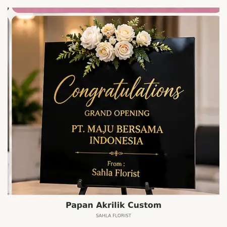 Papan Bunga Akrilik Rs Borromeus Bandung